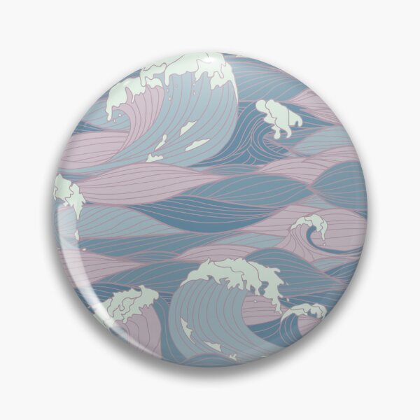 Aperçu de l'œuvre Motif de vagues japonaises créée et vendue par OneCreativeArt.