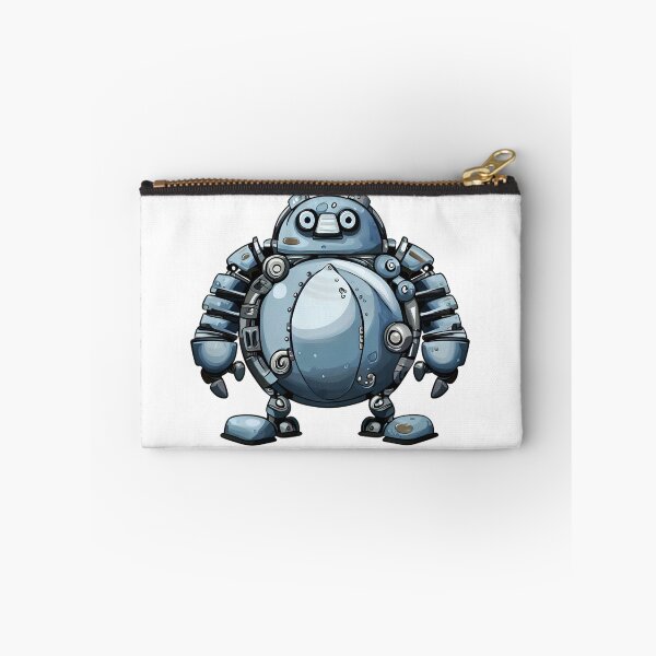 Artikelvorschau, Bulk Piggy Roboter in Blau und Silber entworfen und verkauft von Edekad.