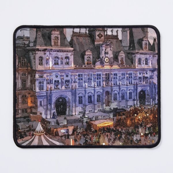 Item preview, Paris City Hall, Architectural Grandeur, Enchanting Parisian Treasure designed and sold by Era-of-Traveler.