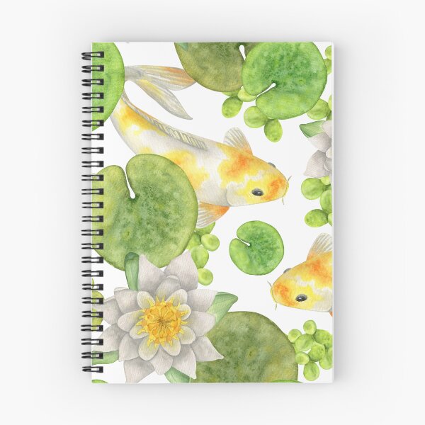 Item preview, Japanese Yellow Koi Pattern designed and sold by OneCreativeArt.