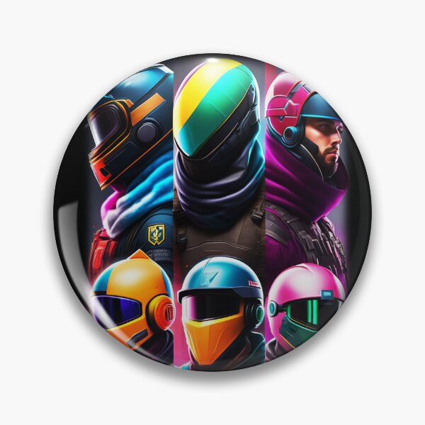 Item preview, A collage of a man wearing helmets designed and sold by johndesignwaves.