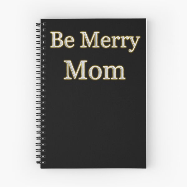 Item preview, Be Merry Mom (White Angelic halo Text) designed and sold by Swabcraft.