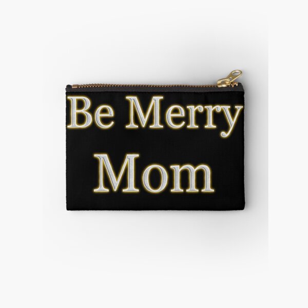 Item preview, Be Merry Mom (White Angelic halo Text) designed and sold by Swabcraft.