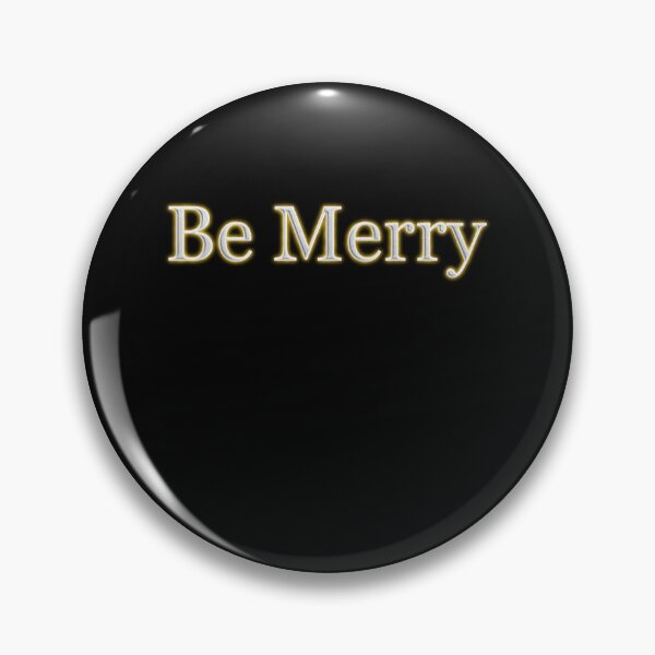Item preview, Be Merry (White Angelic halo Text) designed and sold by Swabcraft.