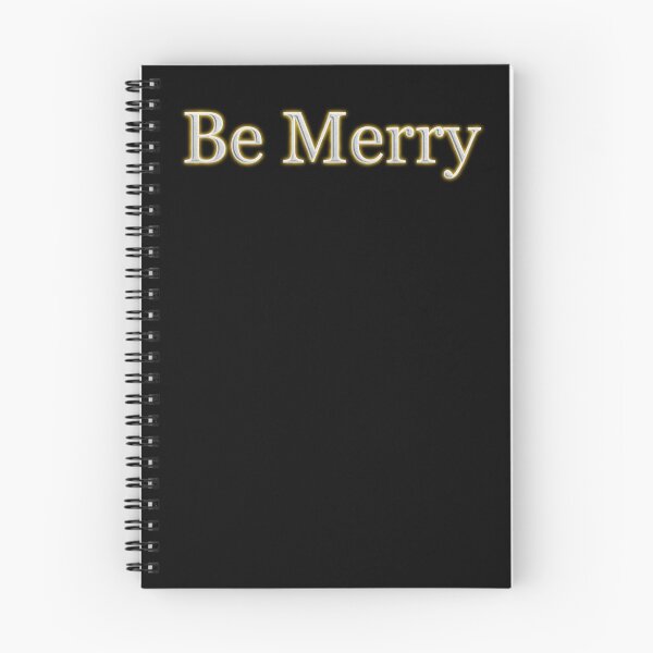 Item preview, Be Merry (White Angelic halo Text) designed and sold by Swabcraft.