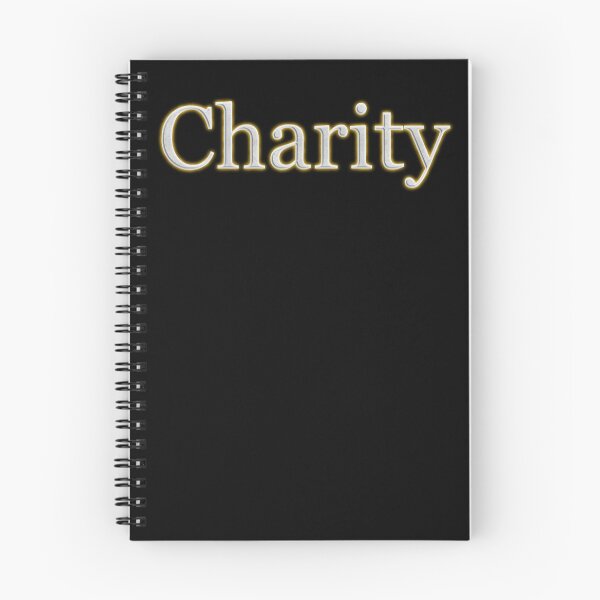 Item preview, Charity (White Angelic halo Text) designed and sold by Swabcraft.