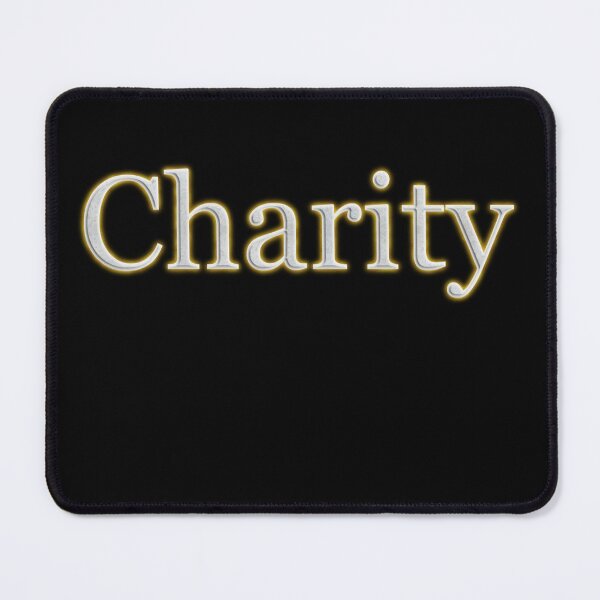 Item preview, Charity (White Angelic halo Text) designed and sold by Swabcraft.