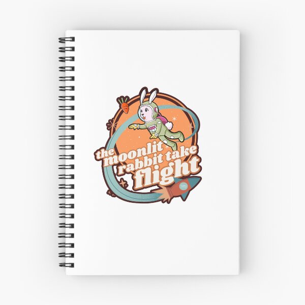 Item preview, the moonlit rabbit take flight designed and sold by StairheadStore.