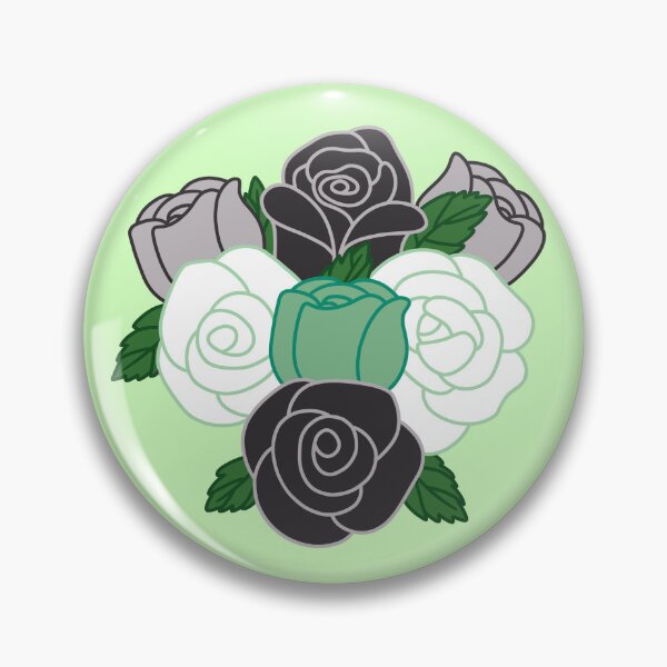 Item preview, Subtle Agender Pride Roses  designed and sold by Blatherskite Studios.