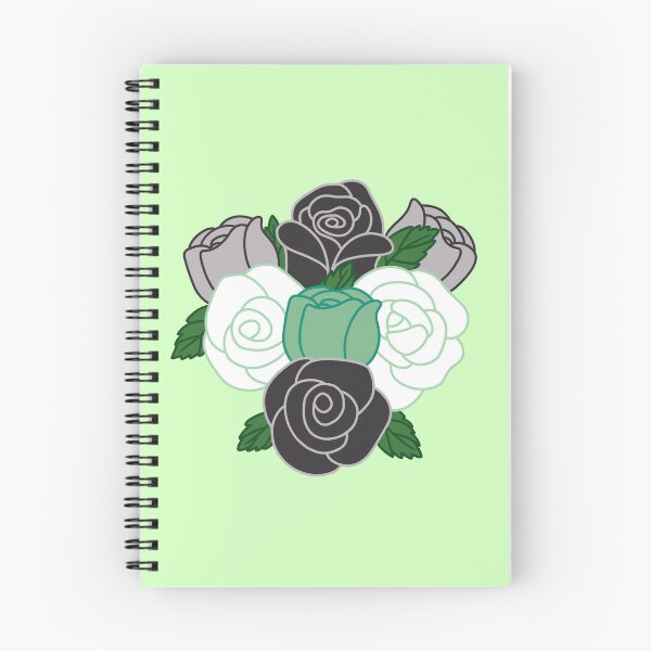 Item preview, Subtle Agender Pride Roses  designed and sold by Blatherskite Studios.