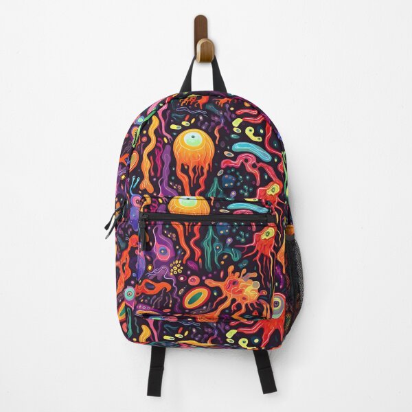 Item preview, Chaotic Colorful Microbes - Seamless designed and sold by GalacticLabs.