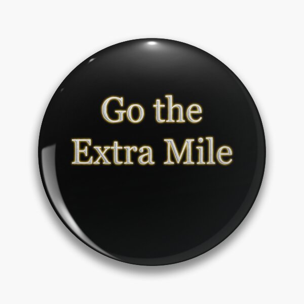 Item preview, Go the Extra Mile (White Angelic halo Text) designed and sold by Swabcraft.