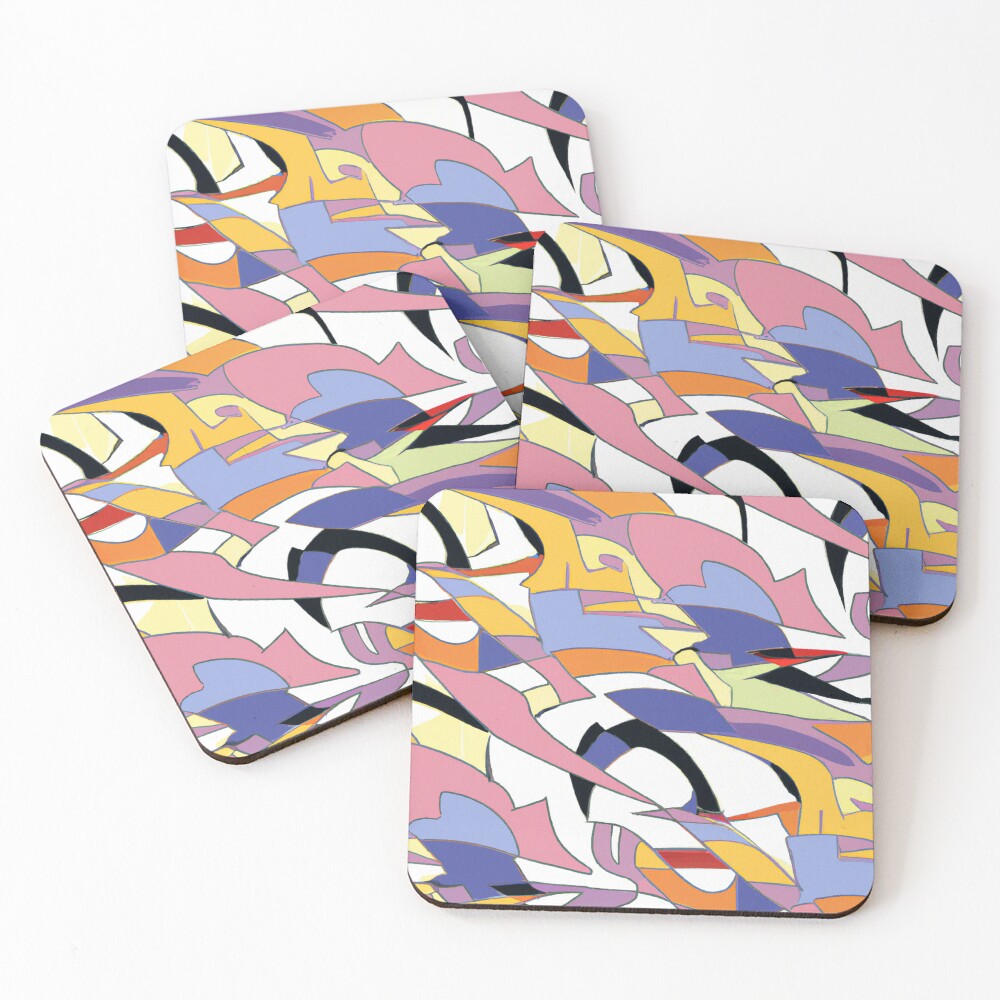 Item preview, Coasters (Set of 4) designed and sold by AbstractThreads.