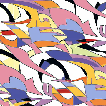 Artwork thumbnail, Stained Glass Pattern by AbstractThreads