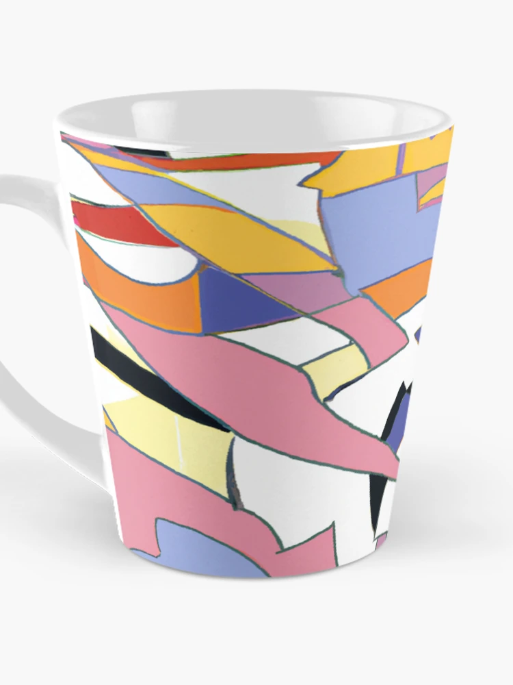 Thumbnail 3 of 4, Coffee Mug, Stained Glass Pattern designed and sold by AbstractThreads.