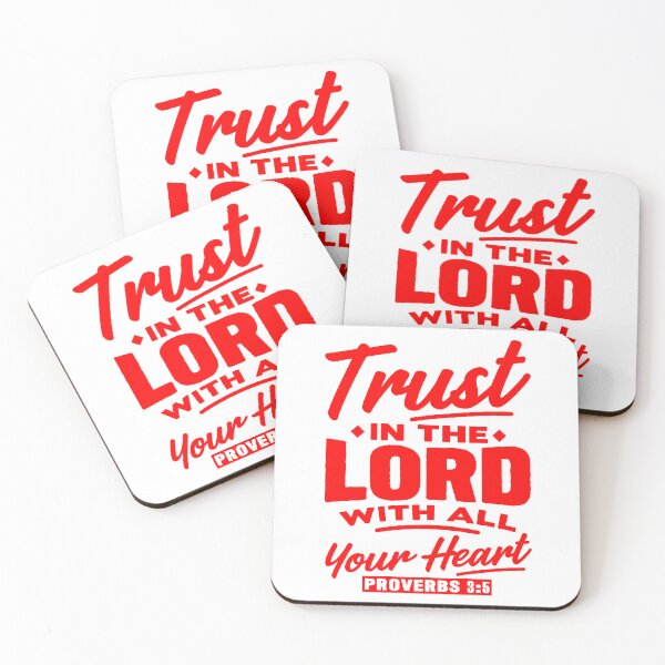 Item preview, Proverbs 3:5 Trust In The LORD With All Your Heart designed and sold by plushism.