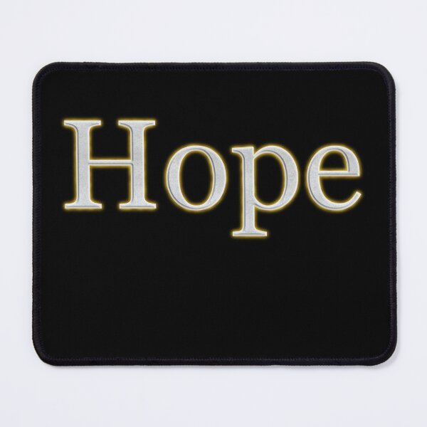 Item preview, Hope (White Angelic halo Text) designed and sold by Swabcraft.