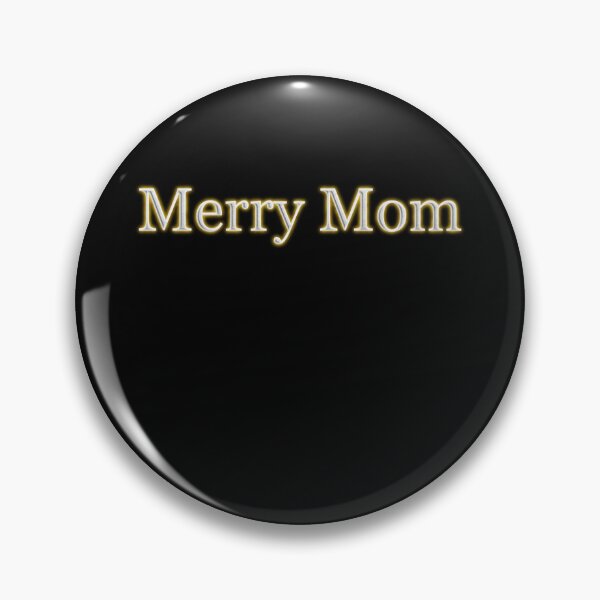 Item preview, Merry Mom (White Angelic halo Text) designed and sold by Swabcraft.
