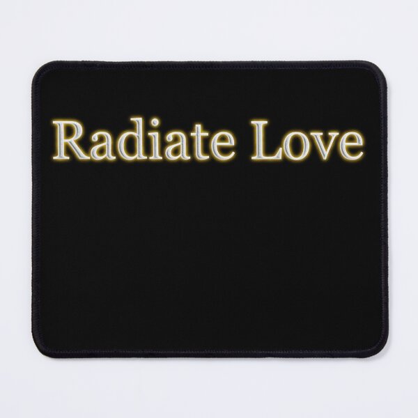 Item preview, Radiate Love (White Angelic halo Text) designed and sold by Swabcraft.