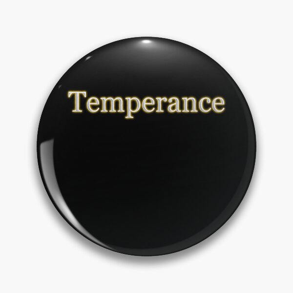 Item preview, Temperance (White Angelic halo Text) designed and sold by Swabcraft.