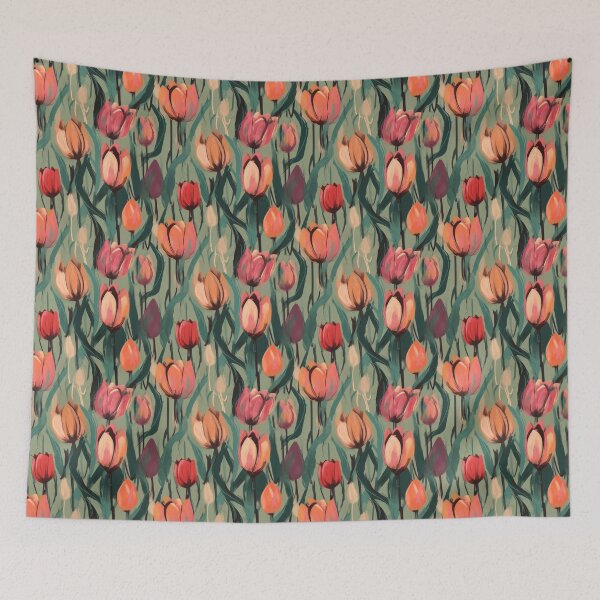 Item preview, Vibrant Floral Patterns: Brushwork Exploration. designed and sold by GiveMeMood.