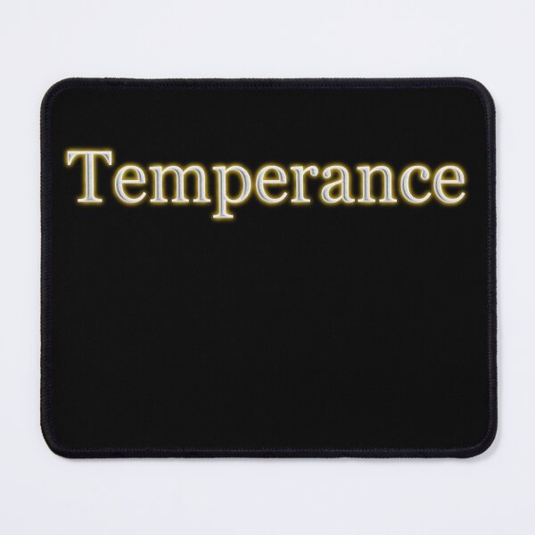 Item preview, Temperance (White Angelic halo Text) designed and sold by Swabcraft.