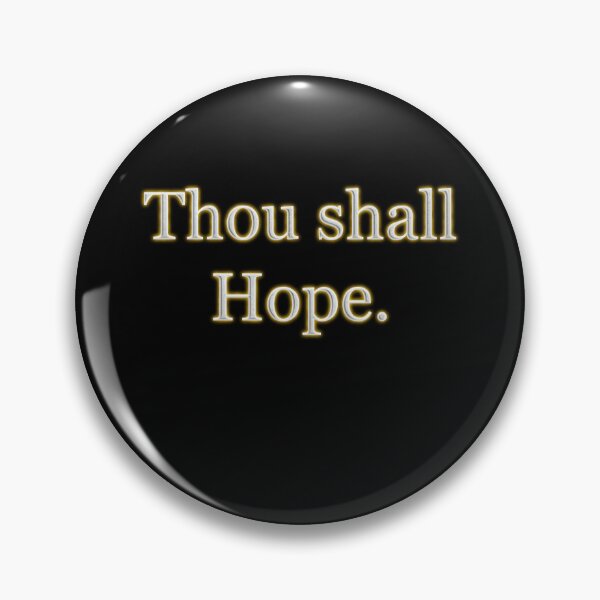 Item preview, Thou shall Hope (White Angelic halo Text) designed and sold by Swabcraft.