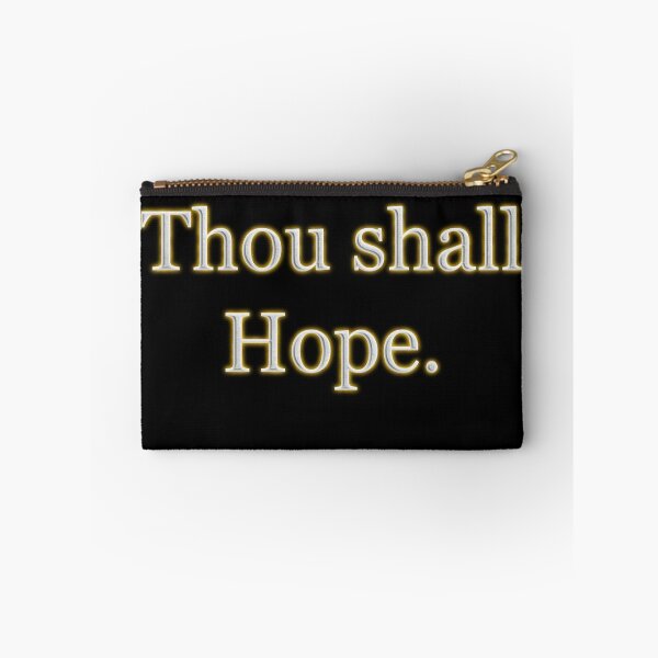 Item preview, Thou shall Hope (White Angelic halo Text) designed and sold by Swabcraft.