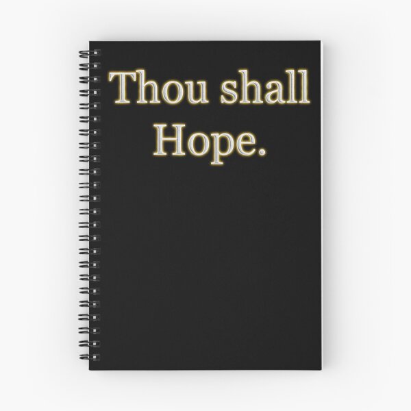 Item preview, Thou shall Hope (White Angelic halo Text) designed and sold by Swabcraft.