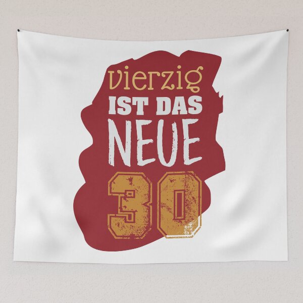 Item preview, 40 is the new 30 portrait birthday designed and sold by ChallaDesign.