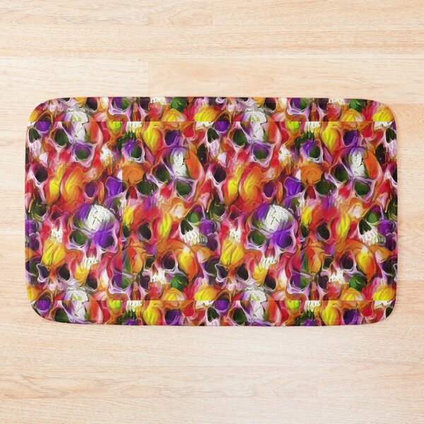 Item preview, Colorful skulls piles designed and sold by rhino715.