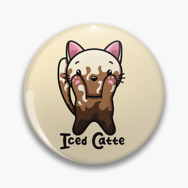 Item preview, Iced Catte - Iced Latte Cat designed and sold by Laura-D-Art.