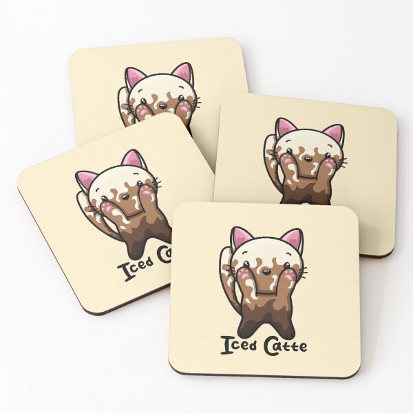 Item preview, Iced Catte - Iced Latte Cat designed and sold by Laura-D-Art.
