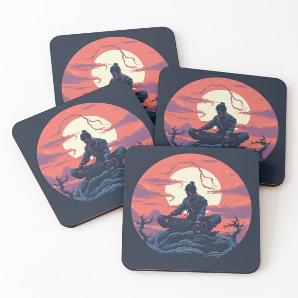 Item preview, Ninja Meditating at the Mountains designed and sold by Etheon & Friends.