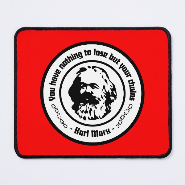 Item preview, Karl Marx Chains Circle Quote designed and sold by Cleanthes.