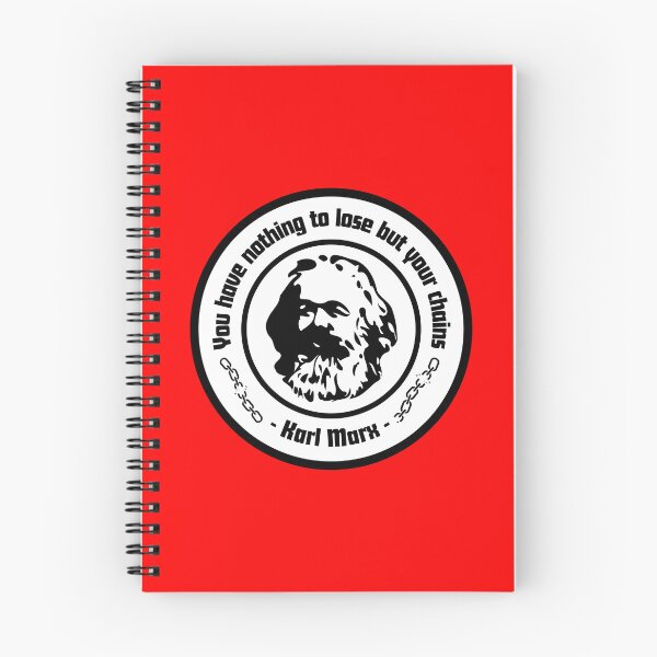 Item preview, Karl Marx Chains Circle Quote designed and sold by Cleanthes.