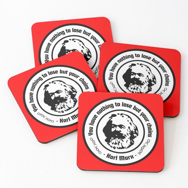 Item preview, Karl Marx Chains Circle Quote designed and sold by Cleanthes.