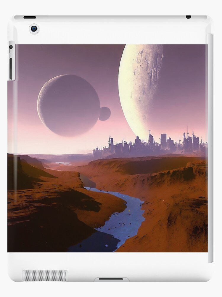 iPad Case & Skin, the city in the distance designed and sold by cokemann