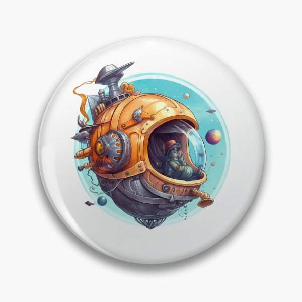 Item preview, Galactic Voyager: Alien Helm-Ship Odyssey designed and sold by DapperDanForge.
