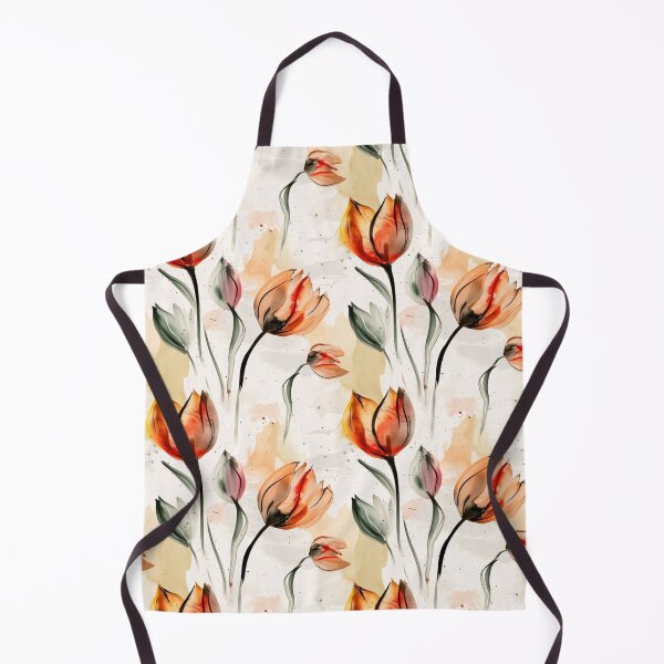 Item preview, Vibrant Watercolor Tulips Pattern for Print designed and sold by GiveMeMood.
