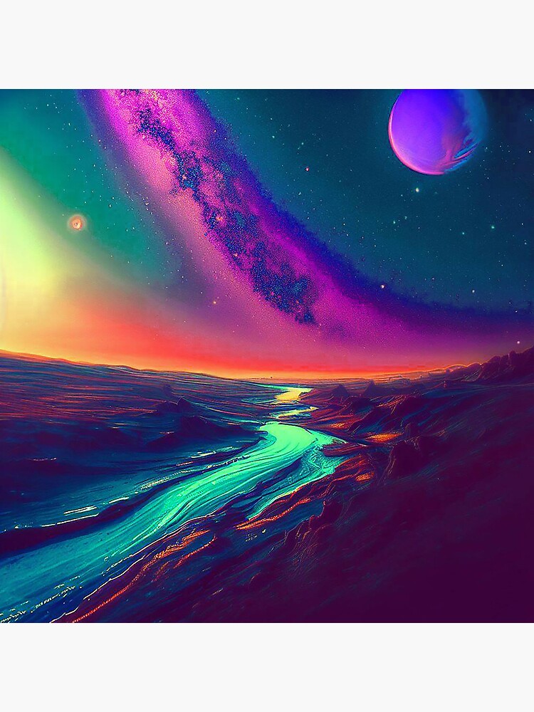 Thumbnail 3 of 3, Photographic Print, the celestial river designed and sold by cokemann.