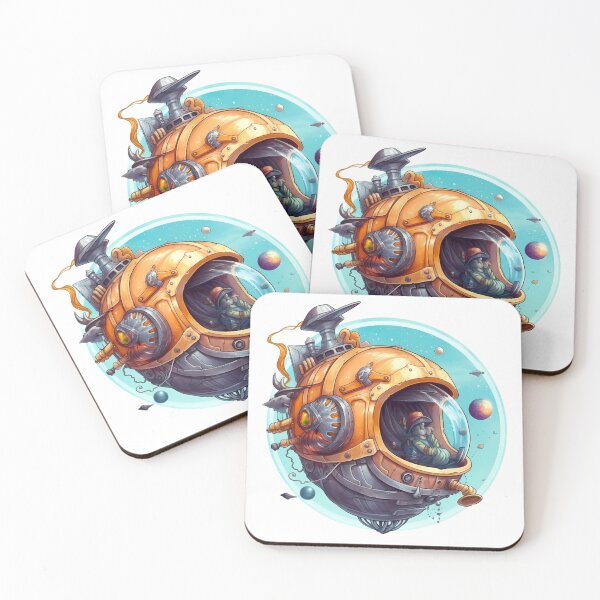 Item preview, Galactic Voyager: Alien Helm-Ship Odyssey designed and sold by DapperDanForge.