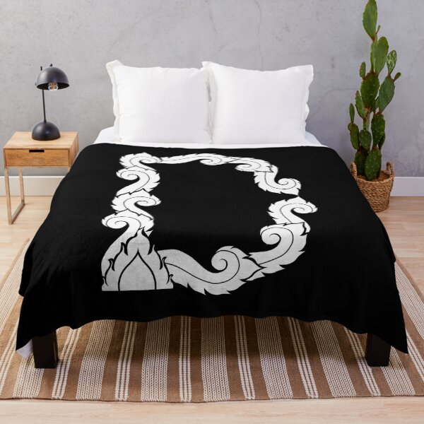 Item preview, White elegant letter D with Thai art elements.  designed and sold by KanyaluckArtist.