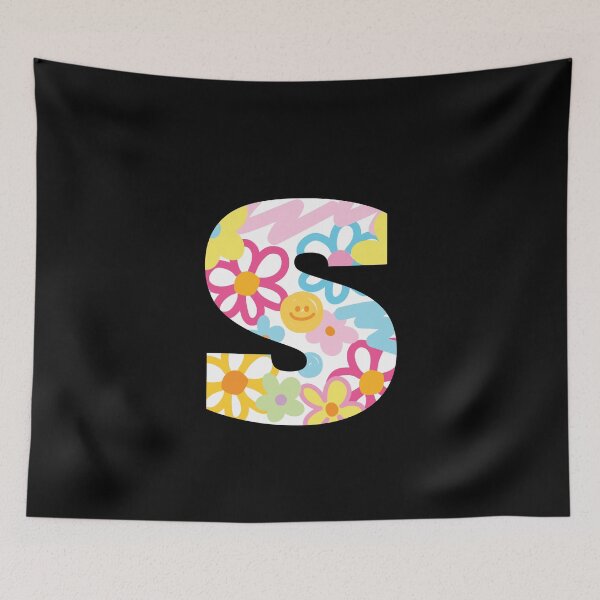Item preview, Letter S with Cute Doodle Drawing designed and sold by kindacute-shop.