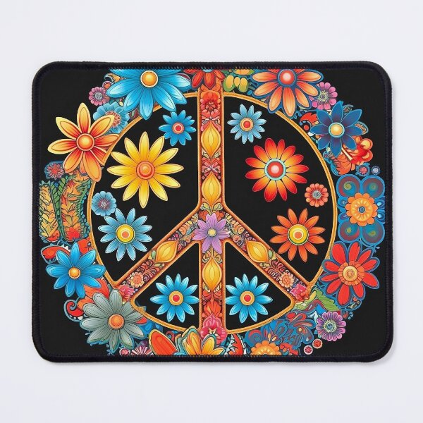 Item preview, Peace, Love, and Groovy Nails: Flower Power Designs that Champion the Campaign for Nuclear Disarmament! designed and sold by Silverstormer.