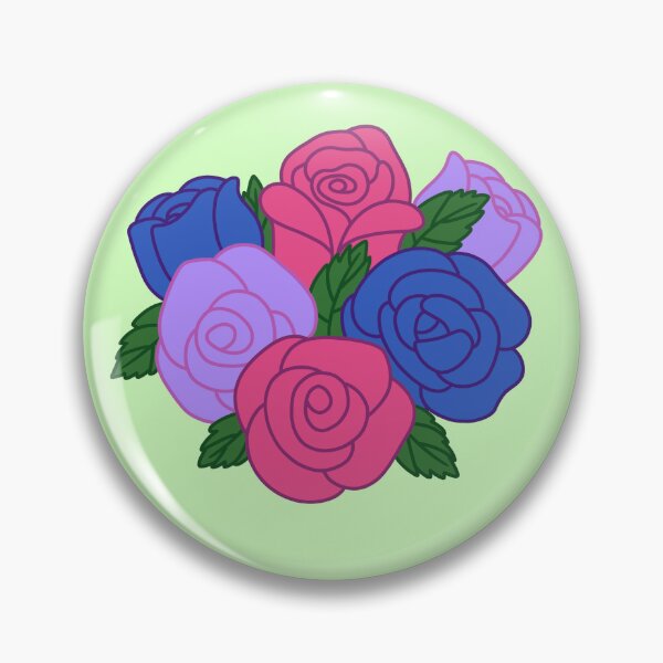 Item preview, Subtle Bisexual Pride Roses  designed and sold by Blatherskite Studios.
