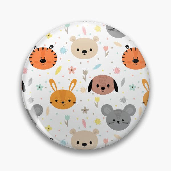 Item preview, Cute Animal Pattern designed and sold by OneCreativeArt.