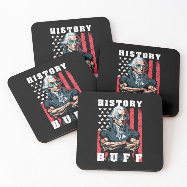 Item preview, History Buff Funny George Washington Weightlifting USA Flag designed and sold by GrandeDuc.