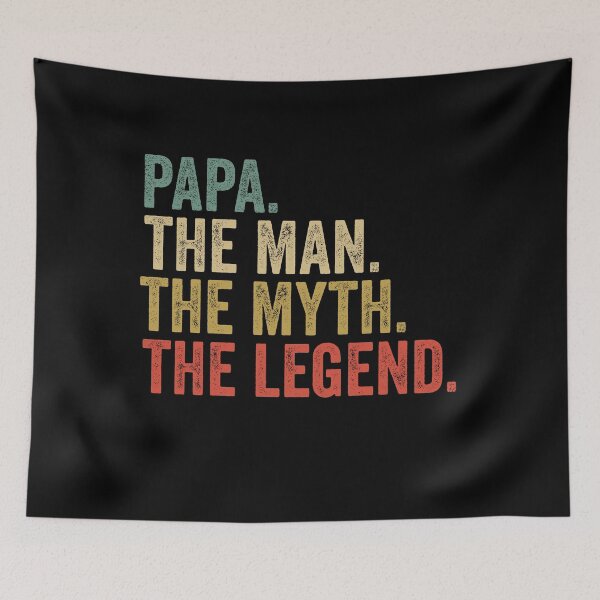 Item preview, papa the man the myth the legend retro fathers day  designed and sold by Majesticoo.