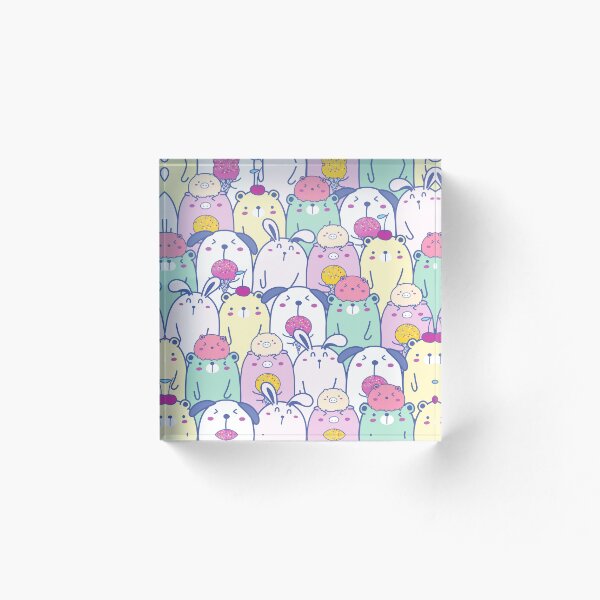 Aperçu de l'œuvre Motif animal mignon créée et vendue par OneCreativeArt.